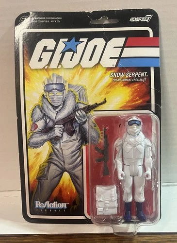 G.I.  Joe Figure 4” “Snow Serpent” 2024 Hasbro ReAction NRFB