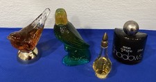 Avon Vintage Lot of 4 - Parakeet, Song Bird, Shadows, Rapture