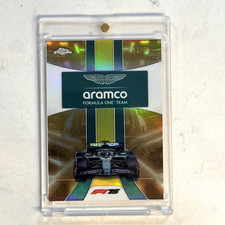 2025 Topps Chrome Formula 1 F1 #178 ARAMCO Aston Martin GOLD Refractor /50