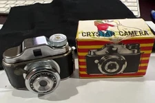 Vintage 1960’s Crystar Miniature Mini Novelty  Camera NIB NOS  Made In Japan