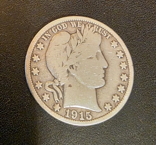 1915-S Barber Silver Half Dollar San Francisco Mint