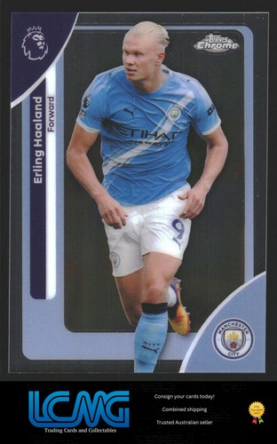 2025-26 Topps Chrome Premier League #125 Erling Haaland Buyback Q5B