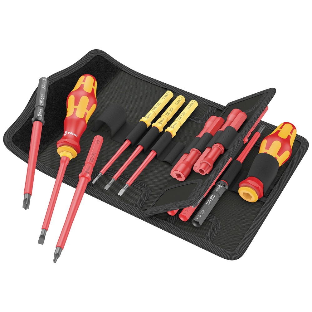 Комплект Wera Kraftform Kompakt VDE 18 Imperial 1 Elektriker Wechselklingen-Комплект
