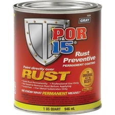 POR-15 Rust Preventive Coating; Gray; 1 Quart