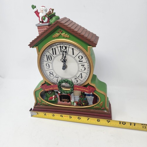 Avon 2007 Advent Clock Musical Lights Countdown Days Left Until Christmas Video - Picture 4 of 16