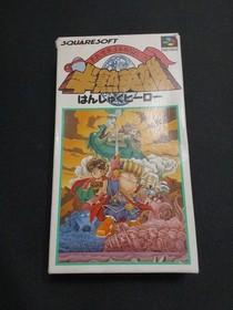 SFC Hanjuku Hero SNES Super Famicom/w Box Manual Software Japan Import-US SELLER