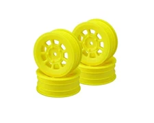 JConcepts 9 Shot 2.2 Dirt Oval Front Wheels (White) (4) (B6.1/XB2/RB7/YZ (3397Y)