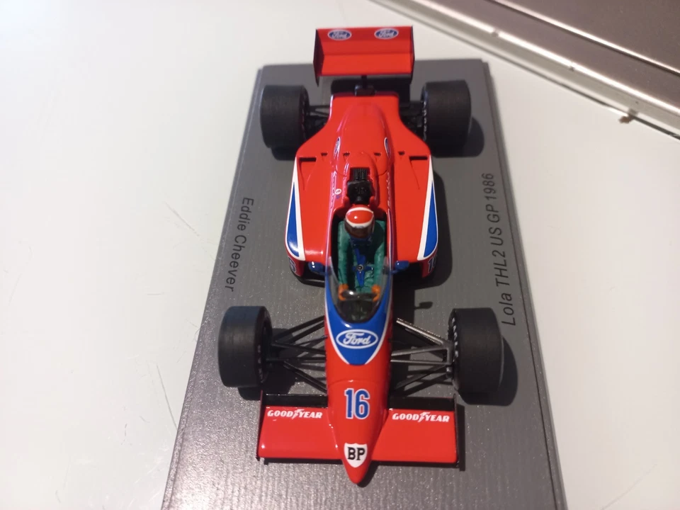 LOLA THL2 #16 Eddie Cheever - GP USA 1986 - Spark 1/43 - Ref. S5334 - Immagine 4 di 4