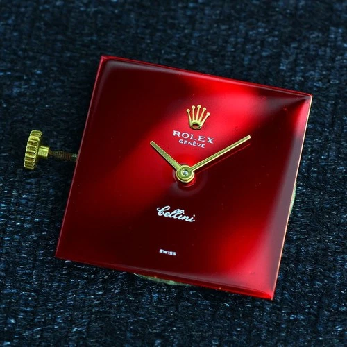 Vintage ROLEX GENEVE Cellini Cal.1600 Dial & Movement Parts Women watch