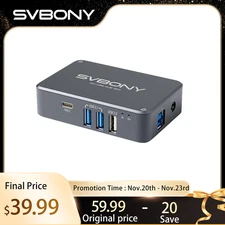 SVBONY SV241 Astronomy Telescope Power Adapter Micro DC+USB HUB Box Type-C
