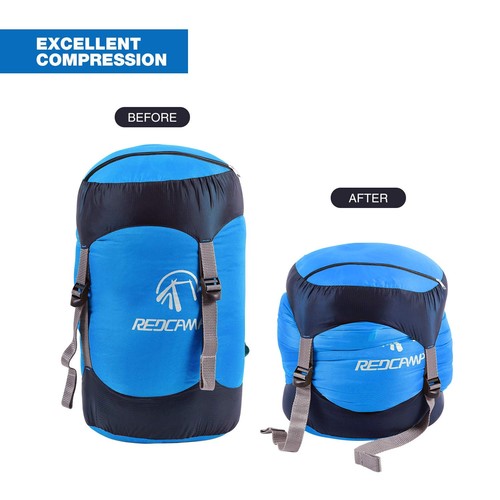 Redcamp Nylon Compression Stuff Sack, Lightweight Sleeping Bag Compres - Picture 2 of 6