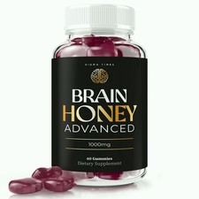 Brain Honey Advanced Gummies - Supplement For Brain Health, Memory & Focus 60ct
