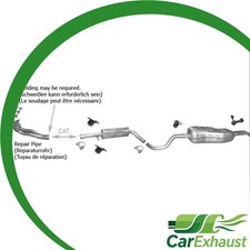 Auspuff für SKODA OCTAVIA 2.0 Motorcode: APK/AQY 1999-2007...