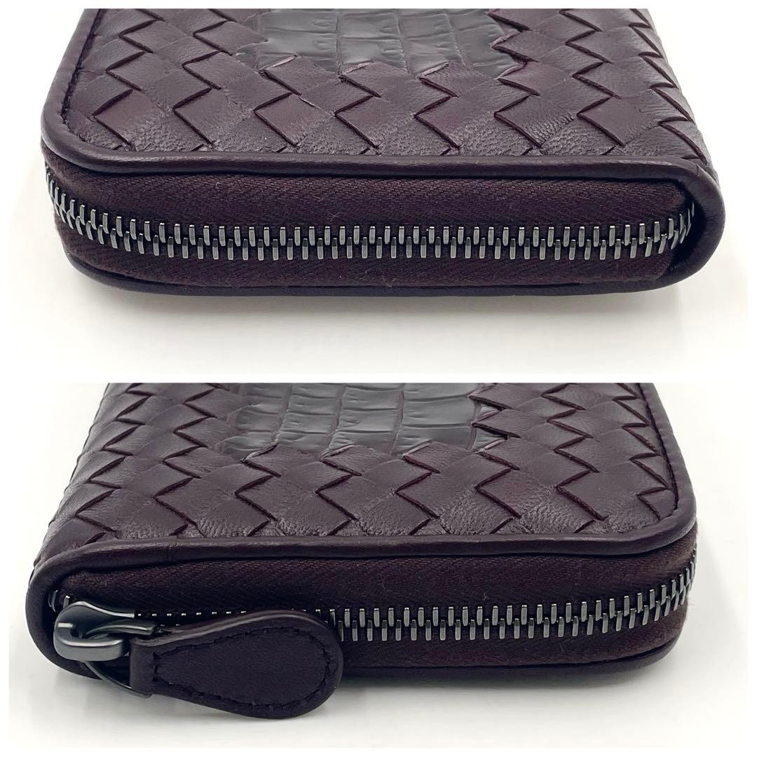 Bottega Veneta Matte Leather Intrecciato Zippy Wallet Bordeaux with Box thumbnail 7