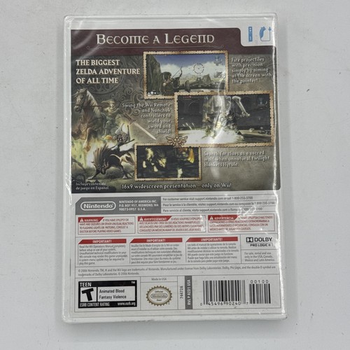 The Legend of Zelda: Twilight Princess (Nintendo Wii, 2019) nuovo sigillato - Foto 2 di 2