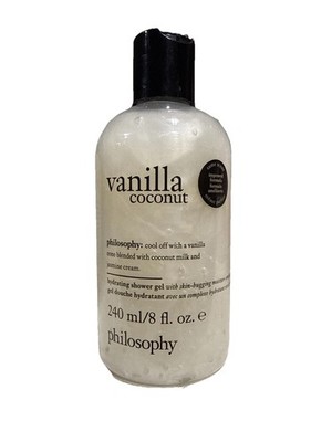 Philosophy Vanilla Coconut Hydrating Shower Gel & Bubble Bath 8 Oz