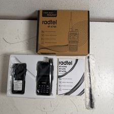 Radtel RT-470X Black Multi-Band Handheld Two-Way Radio Walkie Talkies - NEW