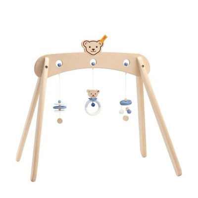 Original Selecta Steiff Holztrapez Spietrapez Spielbogen Baby Spielzeug Neu