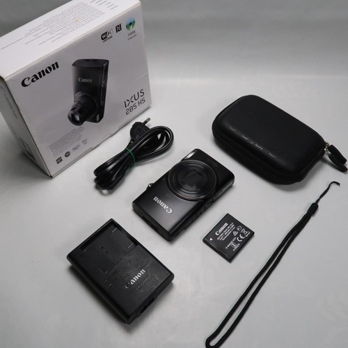 Canon IXUS 285 HS / ELPH 360 20.2MP 12X Digital Camera Black, Boxed - Excellent - Picture 2 of 20