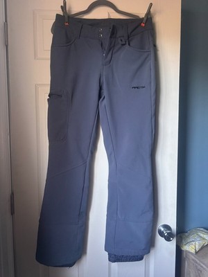 Arctix Sarah Women's Softshell Snow Ski Pants Size Small S Gray Fleece Lined