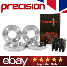 Peugeot 206 Wheel Spacers 15mm with Bolts for Aftermarket Alloys - 2x Pairs