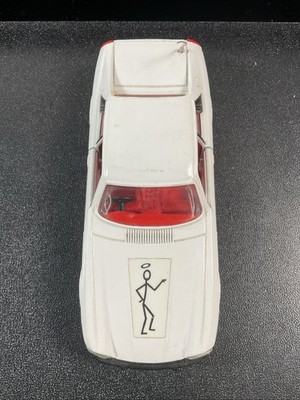 Corgi 1978 – Mettoy Jaguar XJ-S – Modèle Réduit 1/64 Argent (rare, Blister Abîmé)