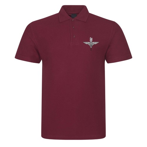 OFFICIAL Parachute Regiment I (1 Para) Polo Shirt Embroidered Logo - Picture 1 of 11