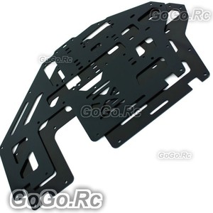 2-Pcs-Aluminum-Metal-Main-Frame-Black-for-Trex-T-rex-500-Helicopter-GH500-005