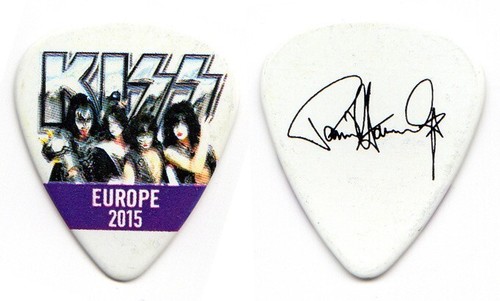 KISS Gitarrenplektrum: Europa 2015 Tour Paul Stanley 40th Anniversary lila