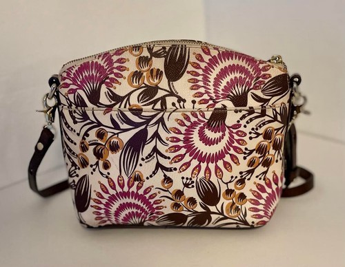 Brahmin Cross-body Multicolor Leather Shoulder Messenger Bag - Picture 2 of 16
