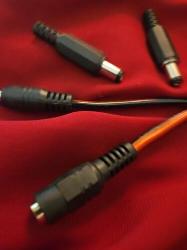 5.5x2.1mm 1 Male Plug +1 Female Socket DC Power Connector+2 Extra Male Plugs - Picture 3 of 5