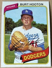BURT HOOTON 1980 TOPPS Card #170 NM-MT Condition