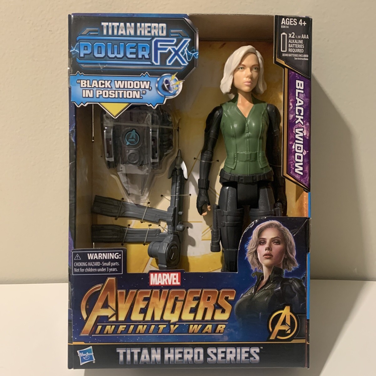 Avengers Infinity War Titan Hero Power FX Black Widow Action  Figure