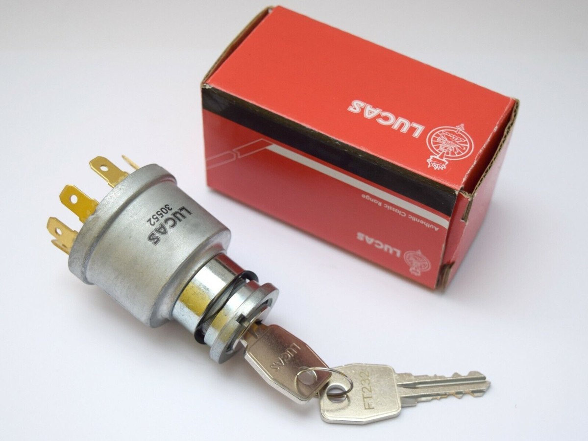 Genuine Lucas 39565 30552 4 Position Ignition Switch with Key Genuine Lucas 39565 30552 4 Position Ignition Switch with Key