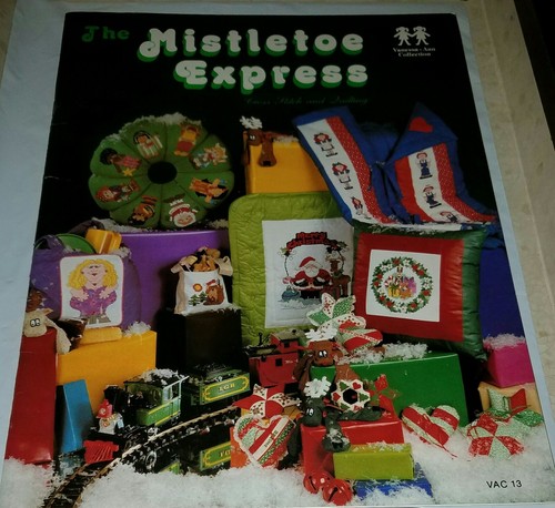 A11 THE VANESSA-ANN COLLECTION 1982, THE MISTLETOE EXPRESS FOR CROSS STITCH & Q - Picture 1 of 6