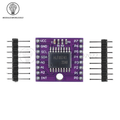 DC2.5-6V MCU-8574 PCF8574T Adapter Board Expansion Board Module I/O I2C IIC Port