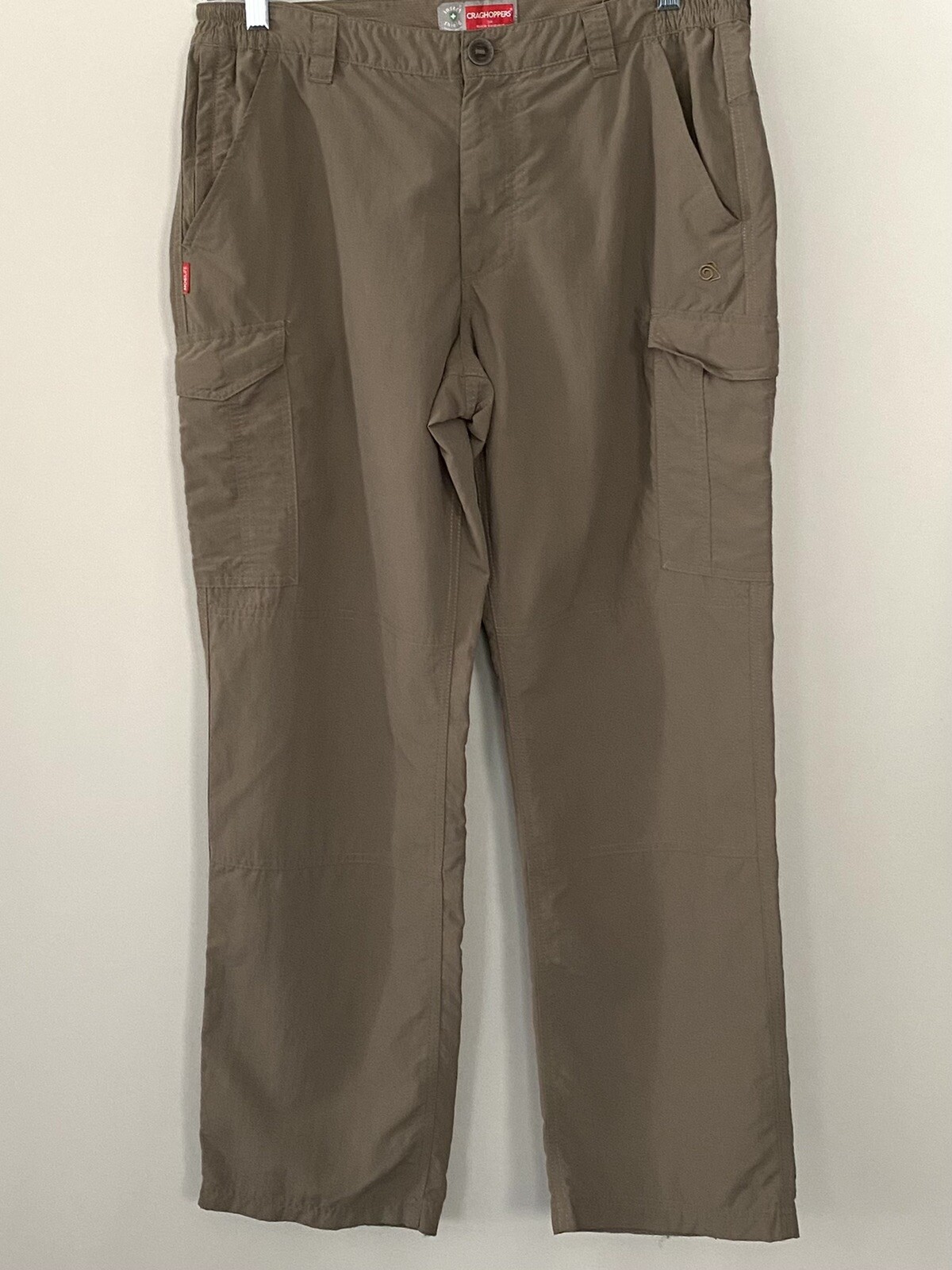 Craghoppers Mens Cargo Pants Tan Outdoor Insect Shiel… Gem
