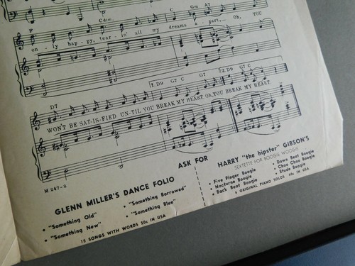 You Won't Be Satisfied - 1945 sheet music- Sammy Kaye, Freddy James, Larry Stock - Picture 4 of 5