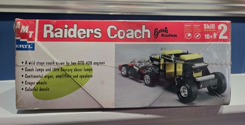 AMT Ertl George Barris Kustom Raiders Coach Model Kit 30261 ~ 1:25 ~ Sealed NOS - Picture 3 of 3