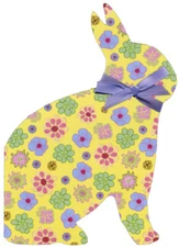 Die Cut Bunny - Designer Greetings Easter Card by Designer Greetings