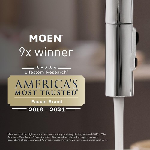 The Moen Align One Handle Pulldown Bar Faucet in Chrome 5965 - Picture 8 of 8