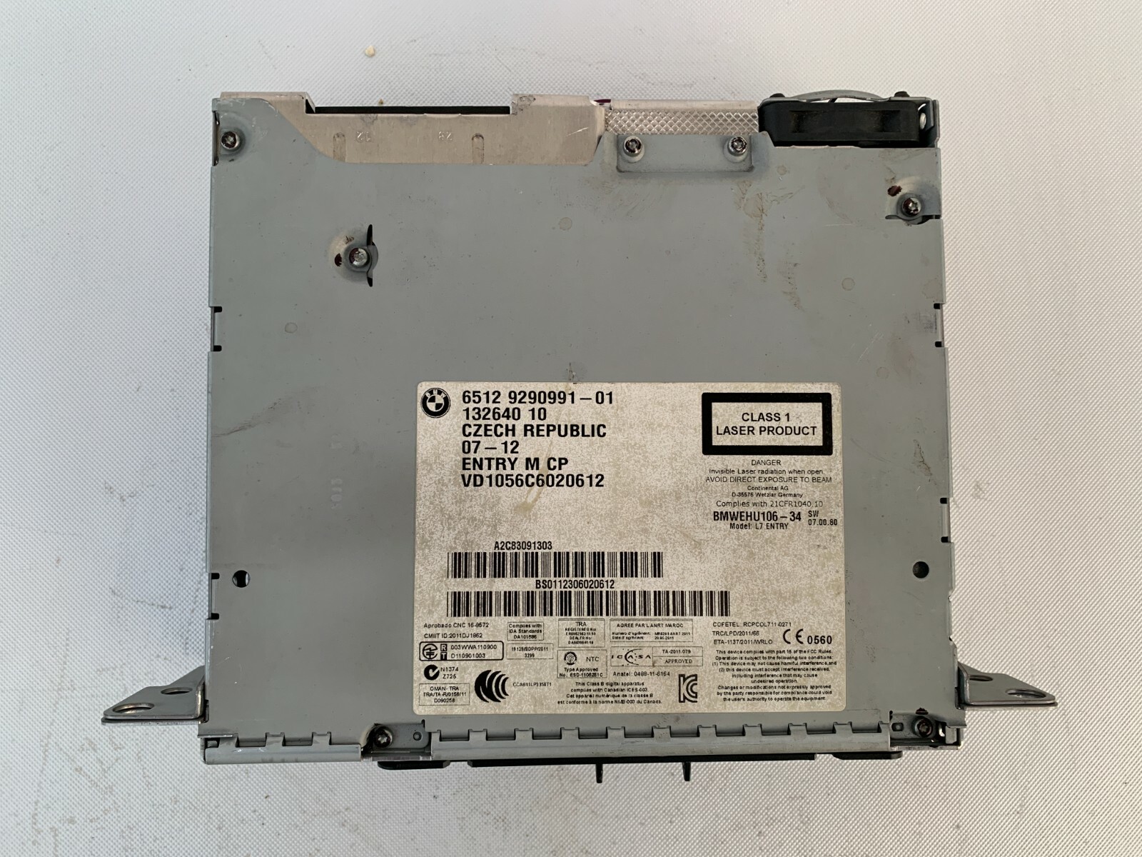 BMW 1 F20 2 F22 3 F30 RADIO AUDIO PROFESSIONAL CD DISC PLAYER HEAD 