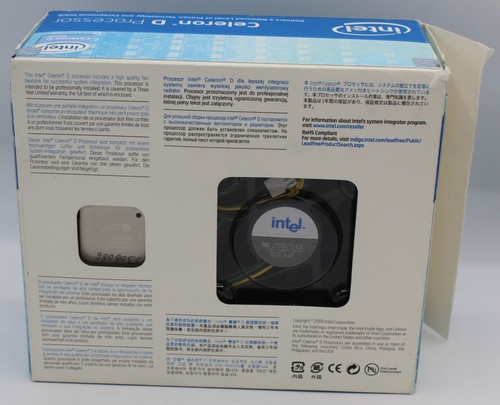 Intel Celeron D Processor 335 with Fax in Box 2.80Ghz 533 Mhz FSB 256 KB L2 used - Picture 12 of 18