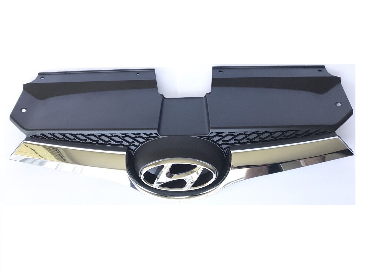 HYUNDAI VELOSTER FRONT BUMPER GRILLE  W/CHROME MLDG   WO Turbo Oem 865602v010 2012 2017 Pl Hy1036135