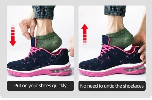 No Tie Elastic Shoe Laces Adult Kids Trainer Lace Lazy Easy No-tie Shoelaces UK - Picture 9 of 25