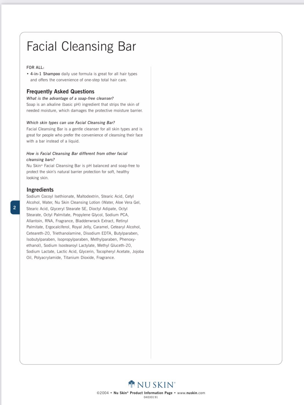 Nu Skin Cleanser Bars eBay