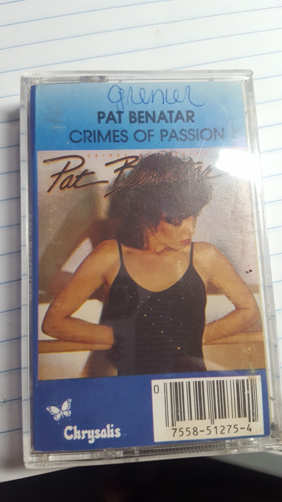 Pat Benatar crimes of passion cassette