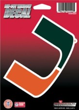 Miami Hurricanes Die Cut Decal-Car Window Laptop Tumbler See Description
