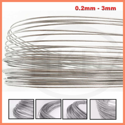 Edelstahl Federstahldraht hochfest 0,2 mm 0,3 mm 0,4 mm 0,5 mm 0,6 mm-3 mm