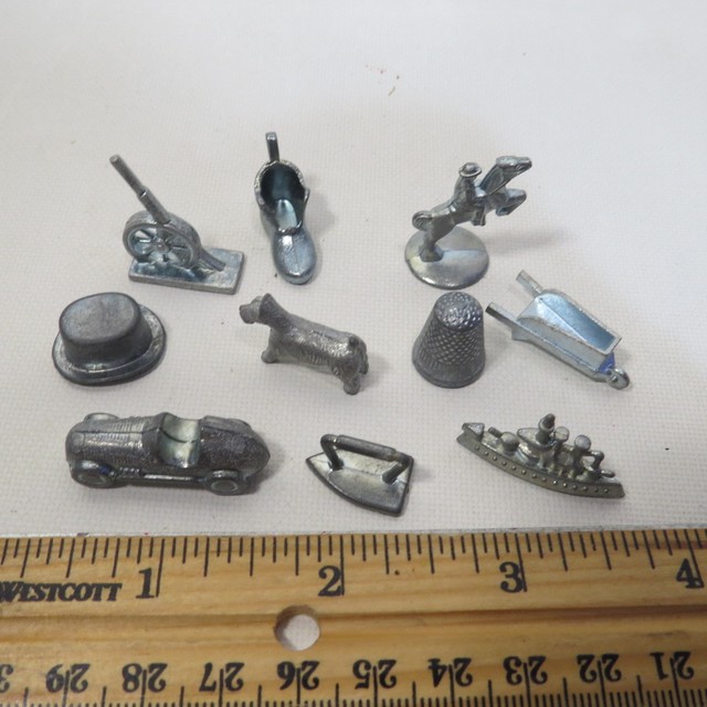 Monopoly Classic 10 Token Replacement Piece Includes 6 Retired Pieces 